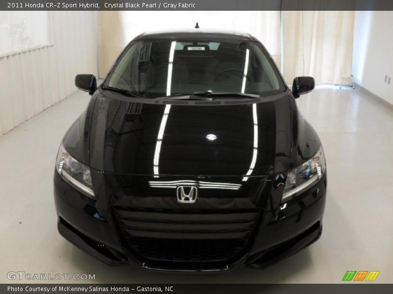 Crystal Black Pearl / Gray Fabric 2011 Honda CR-Z Sport Hybrid