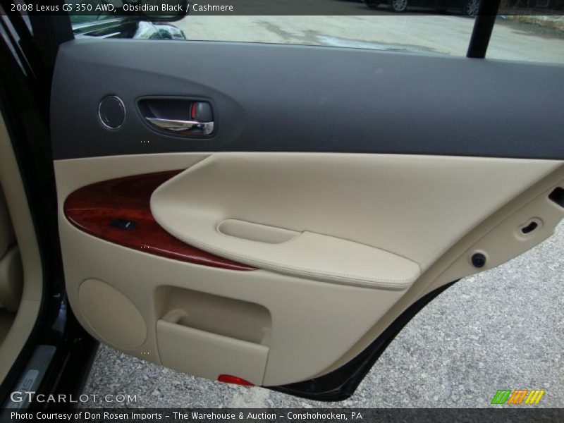 Obsidian Black / Cashmere 2008 Lexus GS 350 AWD