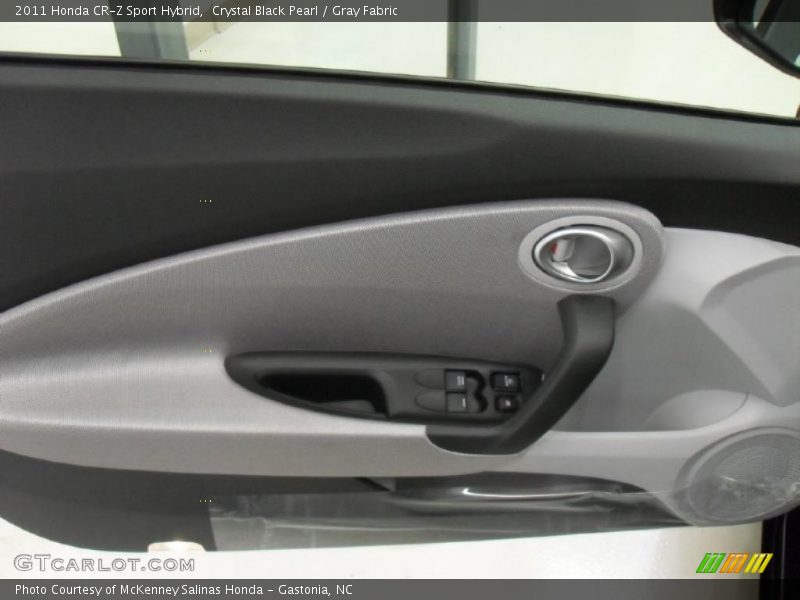 Crystal Black Pearl / Gray Fabric 2011 Honda CR-Z Sport Hybrid