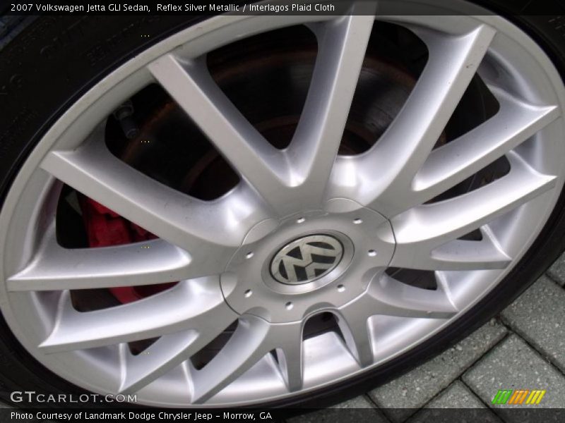 Reflex Silver Metallic / Interlagos Plaid Cloth 2007 Volkswagen Jetta GLI Sedan