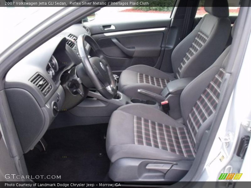 Reflex Silver Metallic / Interlagos Plaid Cloth 2007 Volkswagen Jetta GLI Sedan
