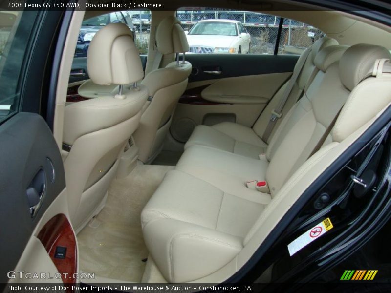 Obsidian Black / Cashmere 2008 Lexus GS 350 AWD