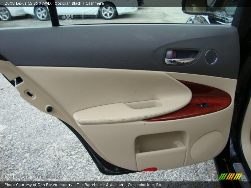 Obsidian Black / Cashmere 2008 Lexus GS 350 AWD