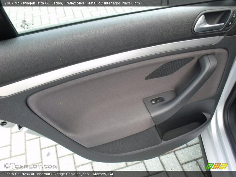 Reflex Silver Metallic / Interlagos Plaid Cloth 2007 Volkswagen Jetta GLI Sedan