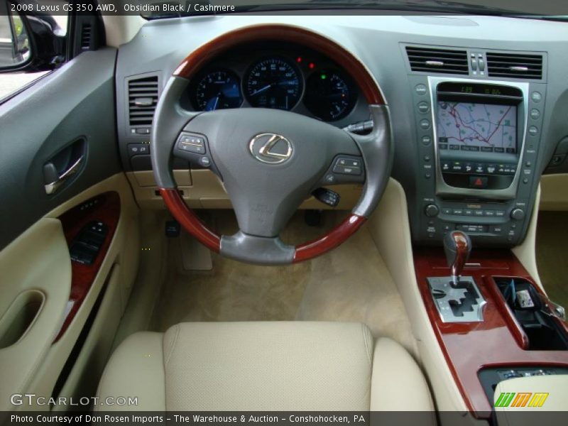 Obsidian Black / Cashmere 2008 Lexus GS 350 AWD