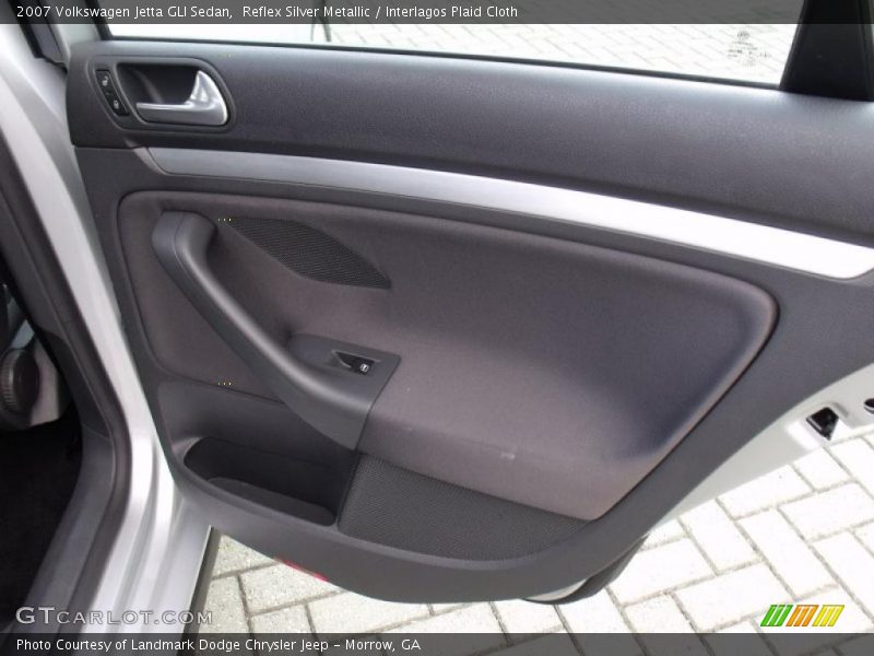 Reflex Silver Metallic / Interlagos Plaid Cloth 2007 Volkswagen Jetta GLI Sedan
