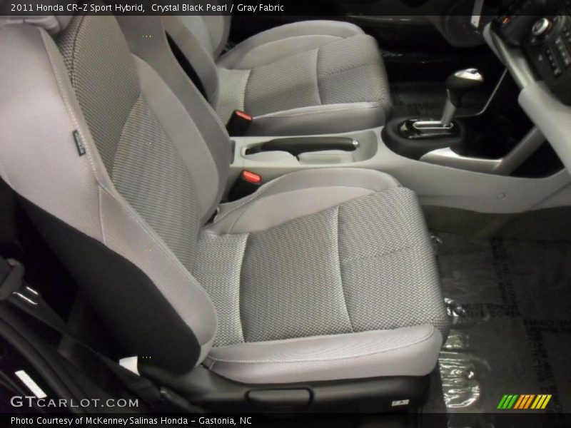 Crystal Black Pearl / Gray Fabric 2011 Honda CR-Z Sport Hybrid