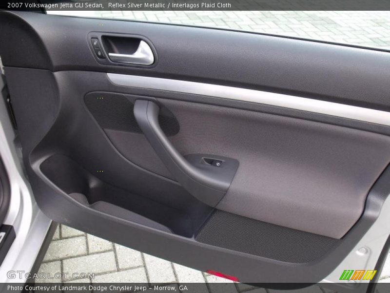Reflex Silver Metallic / Interlagos Plaid Cloth 2007 Volkswagen Jetta GLI Sedan