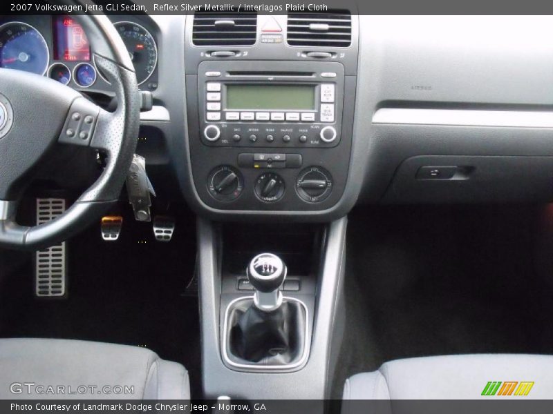 Reflex Silver Metallic / Interlagos Plaid Cloth 2007 Volkswagen Jetta GLI Sedan