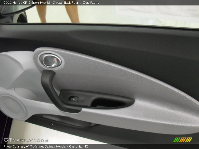 Crystal Black Pearl / Gray Fabric 2011 Honda CR-Z Sport Hybrid