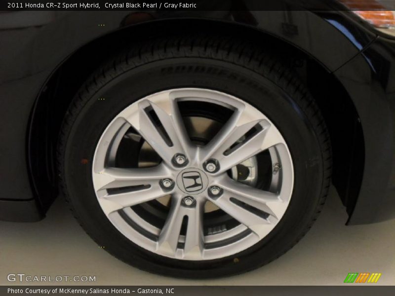 Crystal Black Pearl / Gray Fabric 2011 Honda CR-Z Sport Hybrid