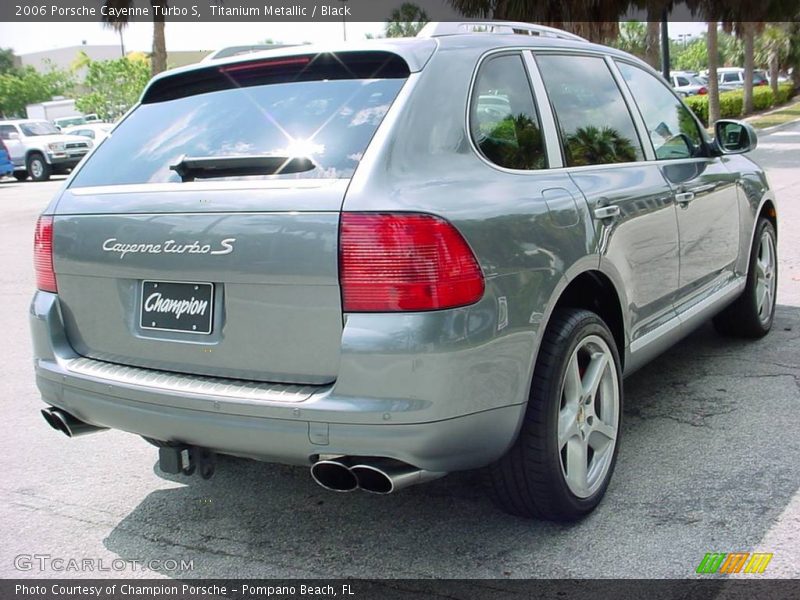 Titanium Metallic / Black 2006 Porsche Cayenne Turbo S