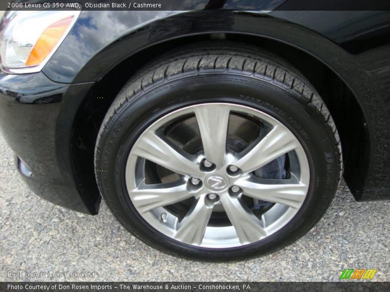 Obsidian Black / Cashmere 2008 Lexus GS 350 AWD