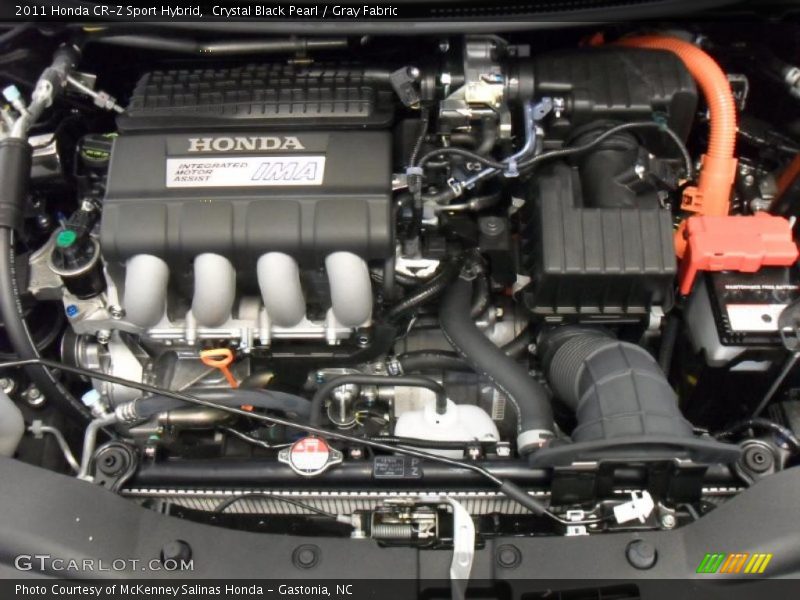 Crystal Black Pearl / Gray Fabric 2011 Honda CR-Z Sport Hybrid
