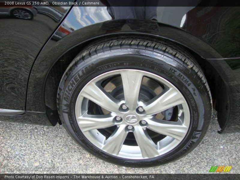 Obsidian Black / Cashmere 2008 Lexus GS 350 AWD