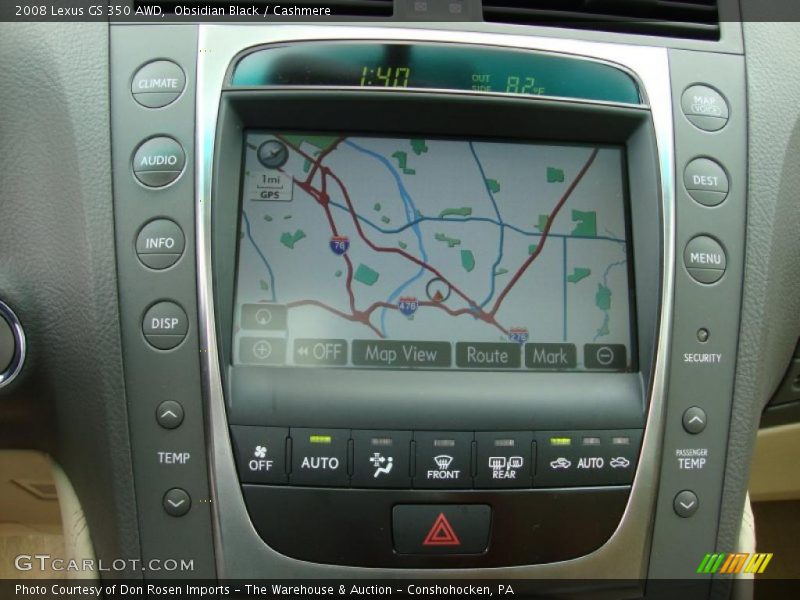 Obsidian Black / Cashmere 2008 Lexus GS 350 AWD