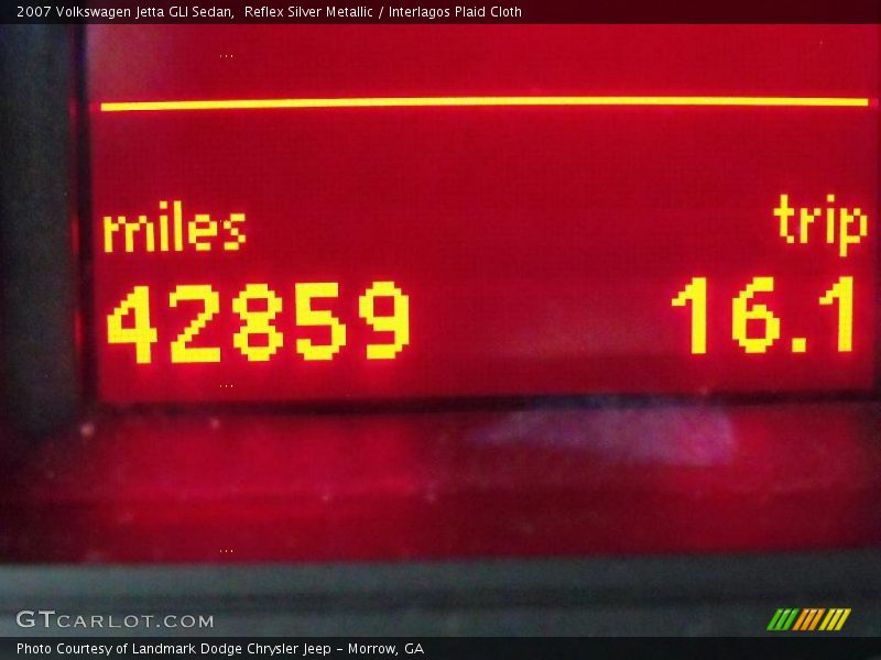 Reflex Silver Metallic / Interlagos Plaid Cloth 2007 Volkswagen Jetta GLI Sedan