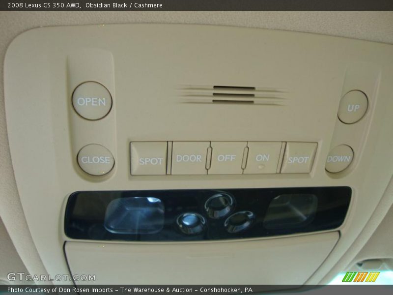 Obsidian Black / Cashmere 2008 Lexus GS 350 AWD