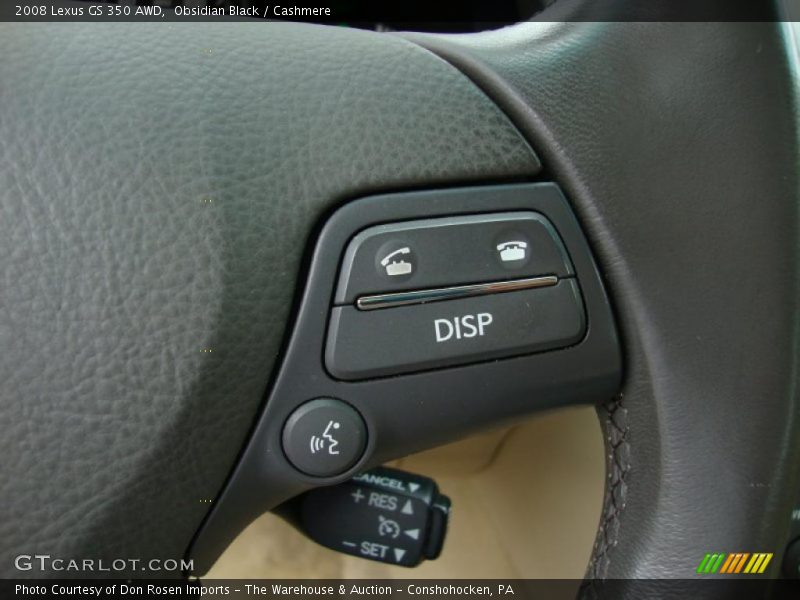 Obsidian Black / Cashmere 2008 Lexus GS 350 AWD