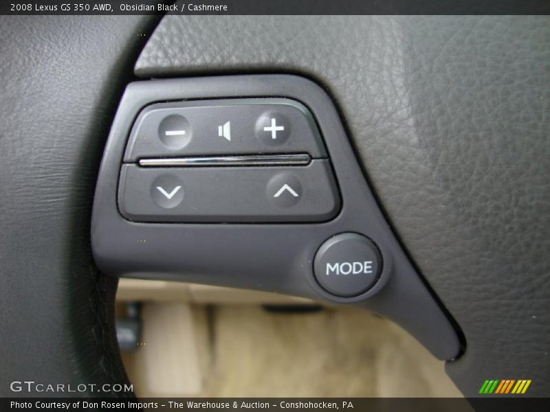 Obsidian Black / Cashmere 2008 Lexus GS 350 AWD