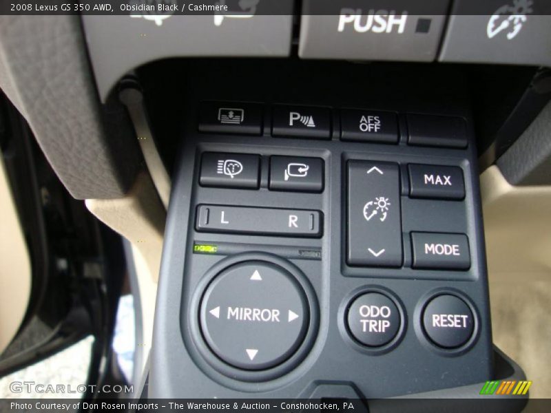 Obsidian Black / Cashmere 2008 Lexus GS 350 AWD