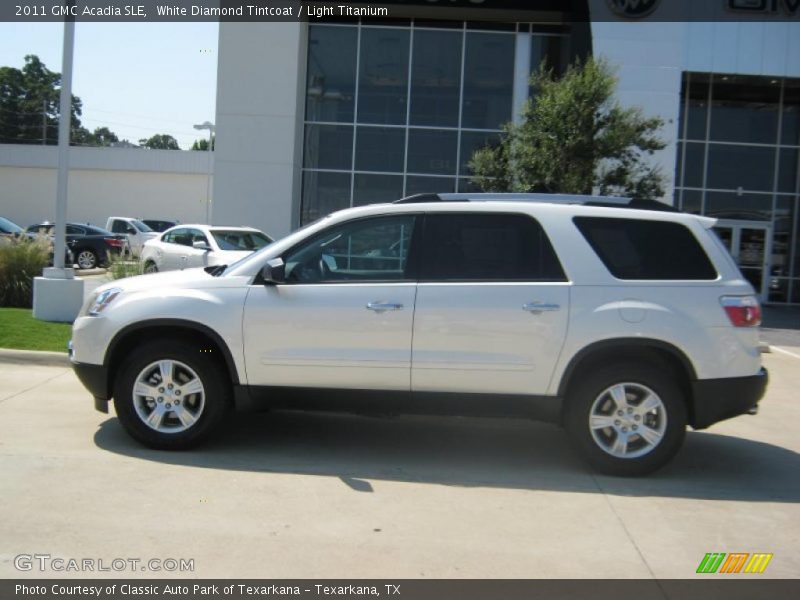 White Diamond Tintcoat / Light Titanium 2011 GMC Acadia SLE