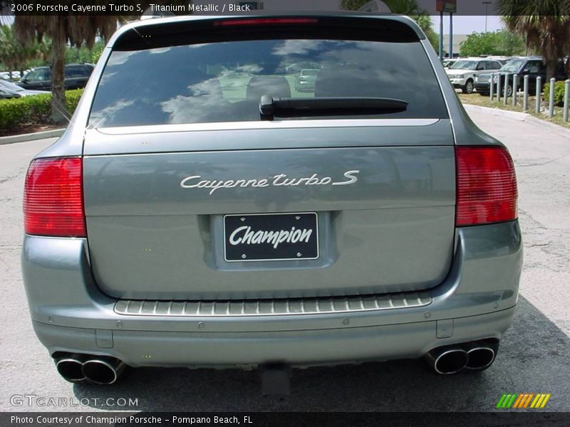 Titanium Metallic / Black 2006 Porsche Cayenne Turbo S