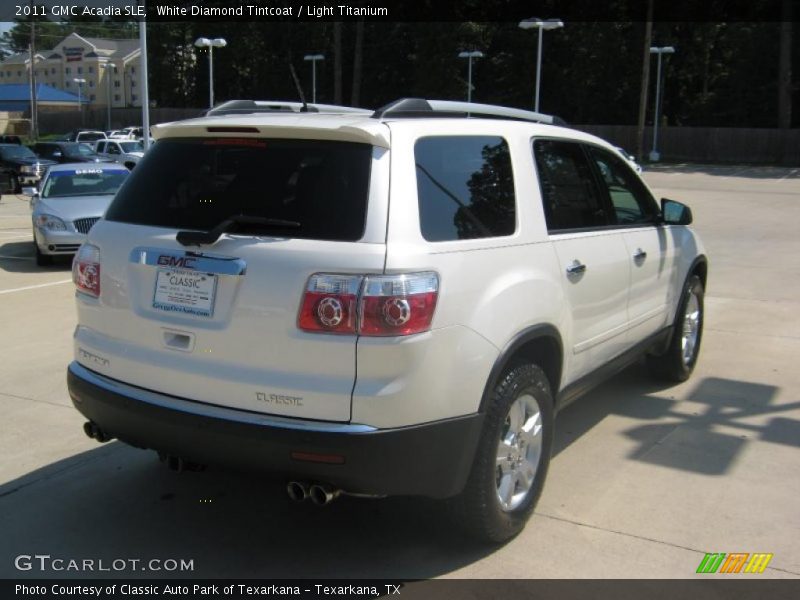 White Diamond Tintcoat / Light Titanium 2011 GMC Acadia SLE