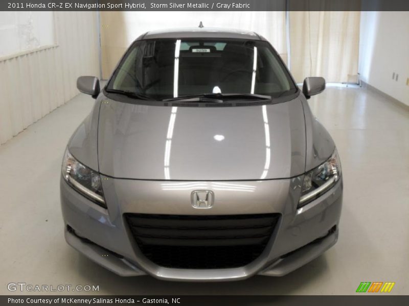 Storm Silver Metallic / Gray Fabric 2011 Honda CR-Z EX Navigation Sport Hybrid