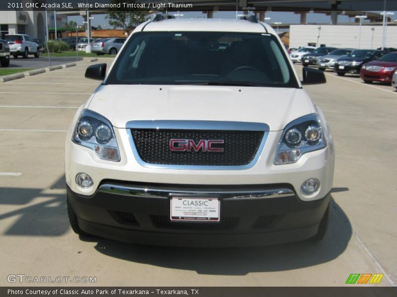 White Diamond Tintcoat / Light Titanium 2011 GMC Acadia SLE