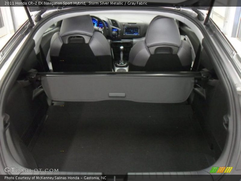 Storm Silver Metallic / Gray Fabric 2011 Honda CR-Z EX Navigation Sport Hybrid