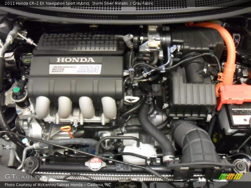 Storm Silver Metallic / Gray Fabric 2011 Honda CR-Z EX Navigation Sport Hybrid