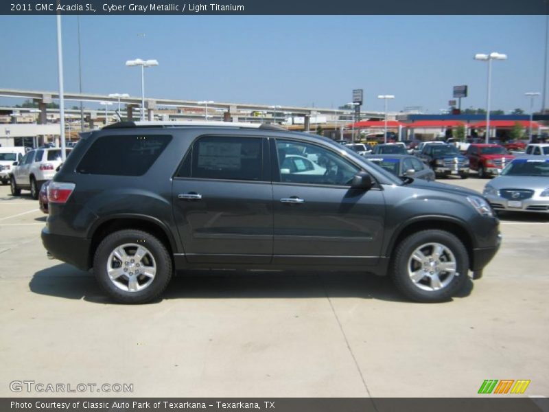 Cyber Gray Metallic / Light Titanium 2011 GMC Acadia SL