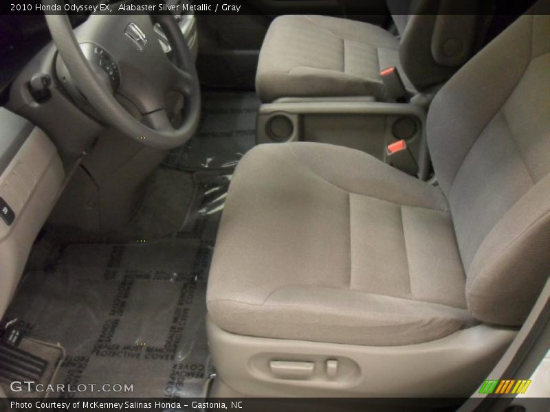 Alabaster Silver Metallic / Gray 2010 Honda Odyssey EX