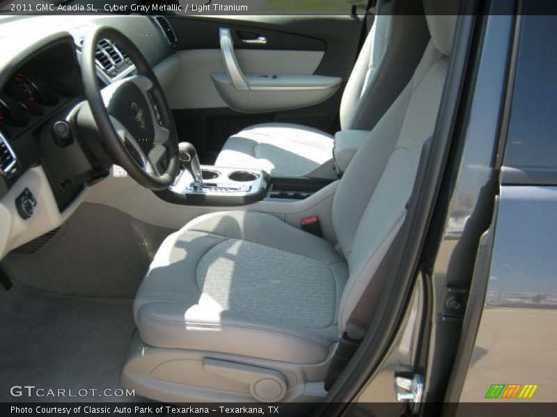 Cyber Gray Metallic / Light Titanium 2011 GMC Acadia SL