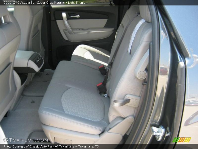 Cyber Gray Metallic / Light Titanium 2011 GMC Acadia SL