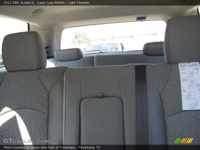 Cyber Gray Metallic / Light Titanium 2011 GMC Acadia SL