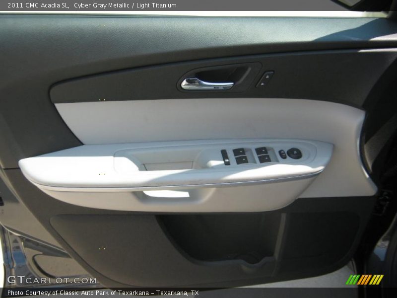 Cyber Gray Metallic / Light Titanium 2011 GMC Acadia SL