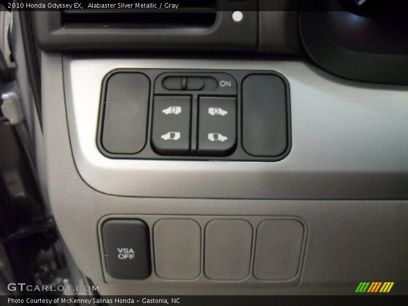 Alabaster Silver Metallic / Gray 2010 Honda Odyssey EX