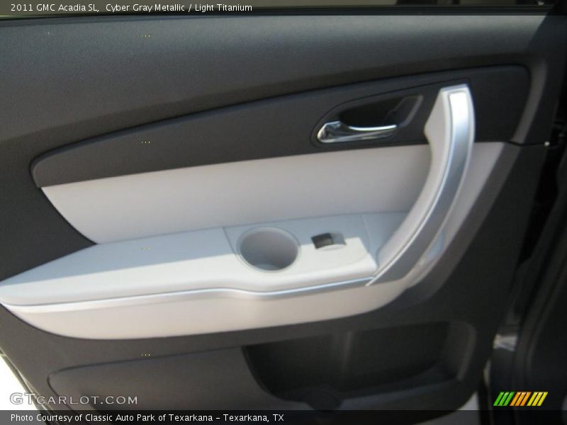 Cyber Gray Metallic / Light Titanium 2011 GMC Acadia SL