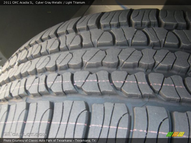 Cyber Gray Metallic / Light Titanium 2011 GMC Acadia SL