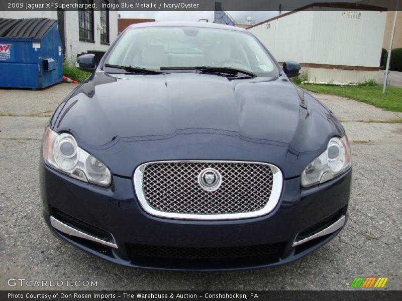 Indigo Blue Metallic / Ivory/Oyster 2009 Jaguar XF Supercharged