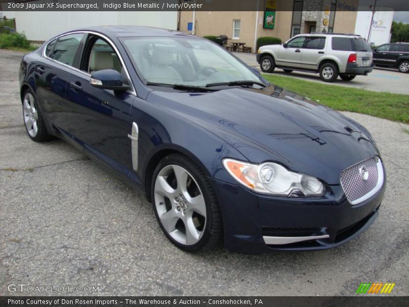 Indigo Blue Metallic / Ivory/Oyster 2009 Jaguar XF Supercharged