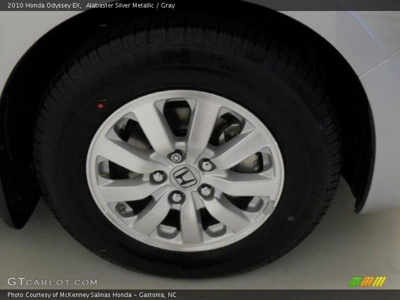 Alabaster Silver Metallic / Gray 2010 Honda Odyssey EX