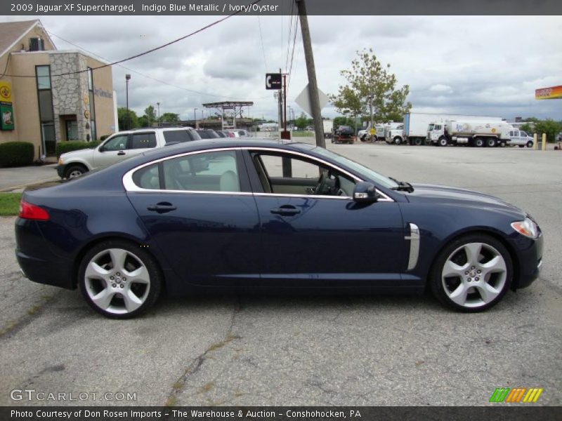 Indigo Blue Metallic / Ivory/Oyster 2009 Jaguar XF Supercharged