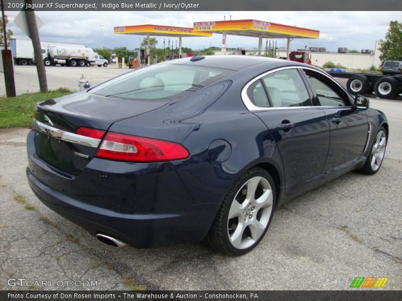 Indigo Blue Metallic / Ivory/Oyster 2009 Jaguar XF Supercharged
