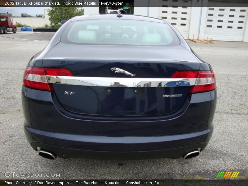Indigo Blue Metallic / Ivory/Oyster 2009 Jaguar XF Supercharged