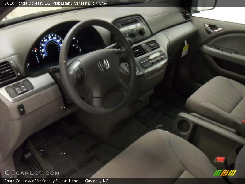 Alabaster Silver Metallic / Gray 2010 Honda Odyssey EX