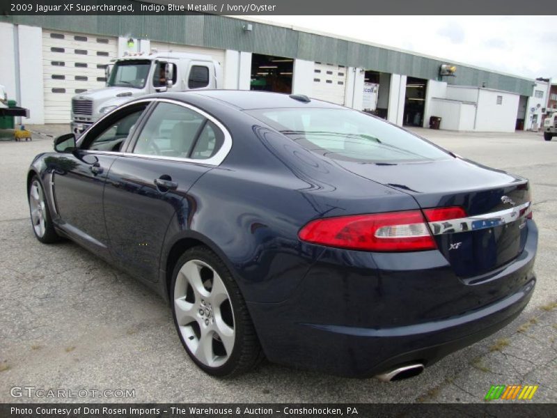 Indigo Blue Metallic / Ivory/Oyster 2009 Jaguar XF Supercharged