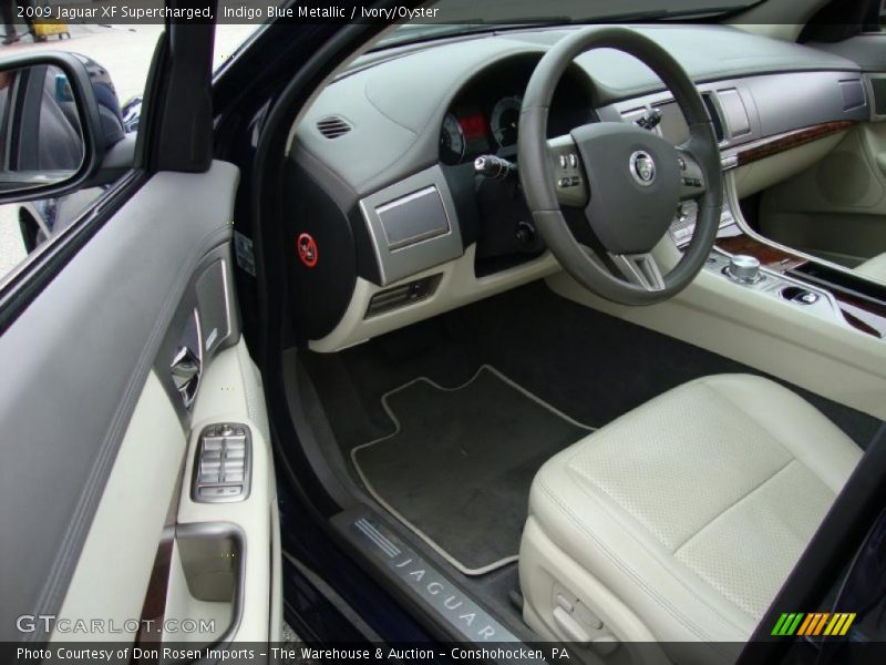 Indigo Blue Metallic / Ivory/Oyster 2009 Jaguar XF Supercharged